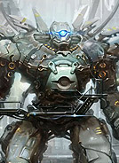 插画学校-原画-机器人