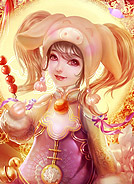 插画学校-生肖拟人化-猪