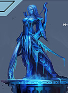 插画学校-王全覆冰雕像