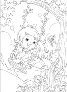 插画学校-王莹—荡秋千